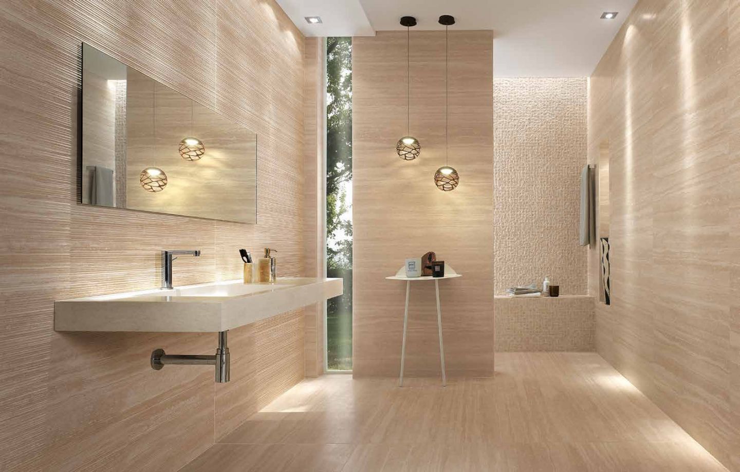 FAP Ceramiche - Roma - Roma Travertino 50x110 cm, Filo Travertino 50x110